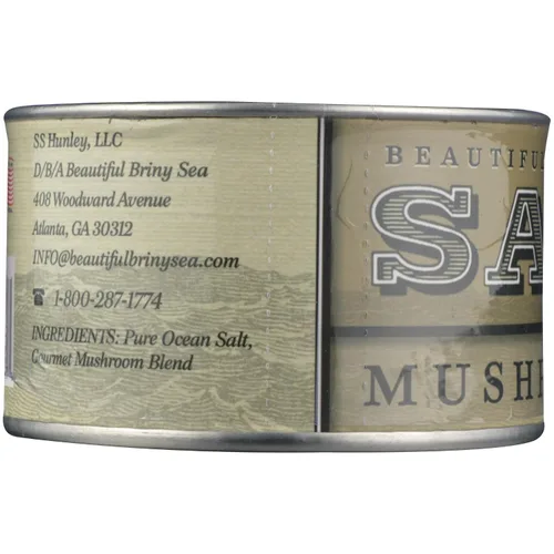 Vista 2 de BEAUTIFUL BRINY SEA Sal marina de champiñones, 4 OZ
