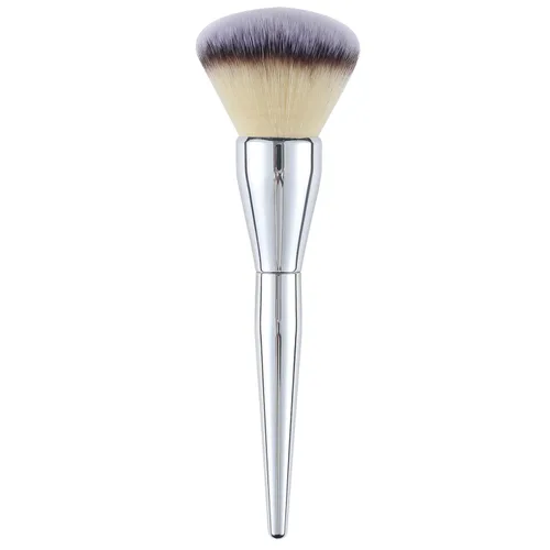Vista 9 de Juego de brochas de maquillaje con estuche de viaje negro, base sintética suave de alta calidad, pinceles de contorno y sombra de ojos para mezcla