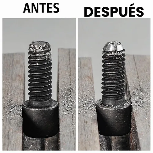 Vista 6 de Broca avellanada externa con herramienta de desbarbado de 3 cuchillas de carburo para acero metálico, herramientas de eliminación de rebabas