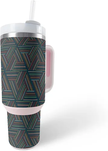 Vista 13 de MightySkins Skin - Vaso de vinilo compatible con Stanley The Quencher H2.0 FlowState de 40 onzas, Swirly, protectora, duradera y única, fácil