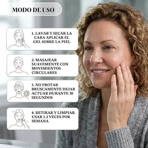 Vista 7 de Peeling facial Vivo per Lei, Paquete de 1, Blanco
