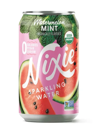 Vista 11 de Nixie Agua con gas, cereza y lima negra latas de 12 onzas líquidas, paquete de 24 Orgánica, vegana, sin OMG, sin gluten, 0 calorías, 0 azúcar, 0