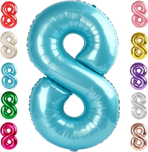 Vista 106 de Globos del números 0 de 40 pulgadas para formar los números 10, 20, 30, 40, 50, 60, 70, 80, 90, 100, para decoración de cumpleaños, bodas, eventos
