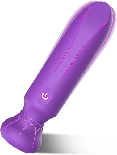 Vista 9 de Vibrador bala para mujeres con 10 potentes modos de vibración, juguete sexual de rosa de silicona completa, vibración para punto G y clítoris, Negro