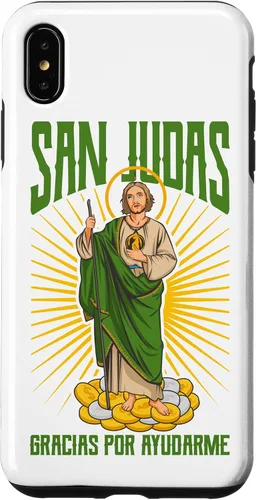 Vista 11 de San Judas Tadeo Gracias por ayudarme - Carcasa para iPhone 17