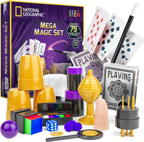 Vista 9 de Set de Magia para Niños National Geographic - 45 Trucos de Magia para Niños para Realizar con Instrucciones de Video Paso a Paso para Cada Truco