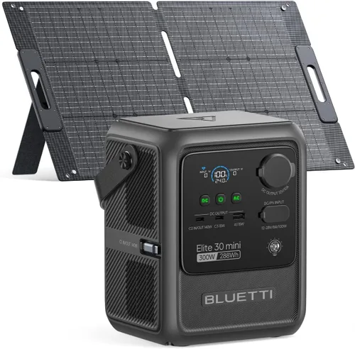 Vista 21 de BLUETTI Elite 30 V2 Estación de energía portátil 288Wh 600W LFP generador solar