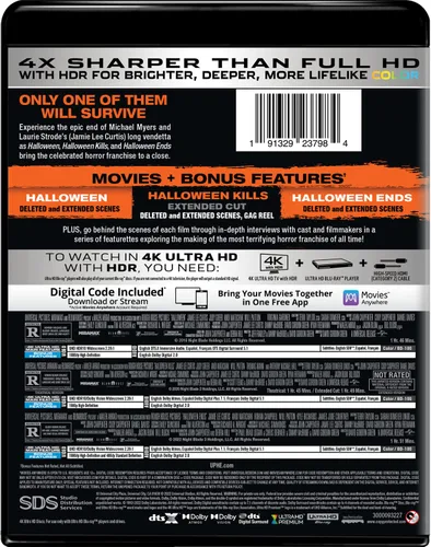 Vista 3 de Halloween Trilogy (Halloween Halloween Kills Halloween Ends) - 4K Ultra HD + Digital 4K UHD