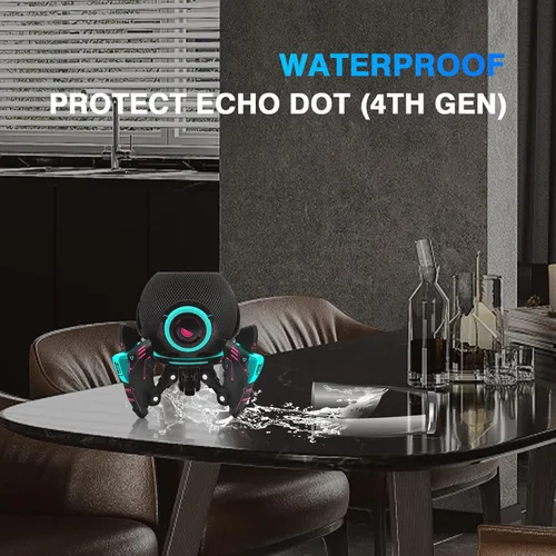 Vista 4 de Soporte para Echo Dot, Estuche para Echo Dot, Soporte para Echo Dot, Soporte de mesa decorativo para Echo Dot de 4ª/5ª generación - para HomePod