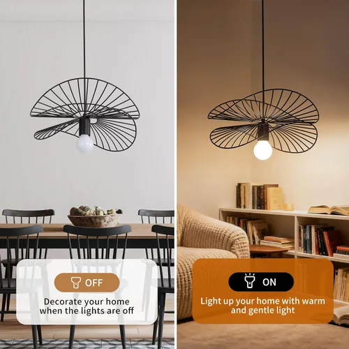 Vista 3 de Lámpara colgante negra, iluminación colgante industrial, lámparas rústicas para cocina, isla, comedor, entrada, vestíbulo, paquete de 1