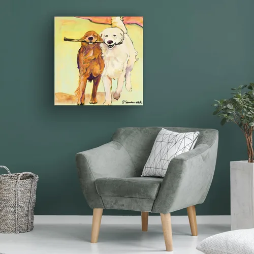 Vista 4 de Trademark Fine Art - Lienzo decorativo "Stick with Me" - 14 x 14 pulgadas