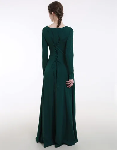 Vista 3 de daizbella Vestido interior renacentista medieval, hecho a mano, histórico, estilo corte retro