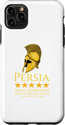Vista 13 de iPhone 16 Alexander The Great - Persia - Ancient Greek History Meme Case