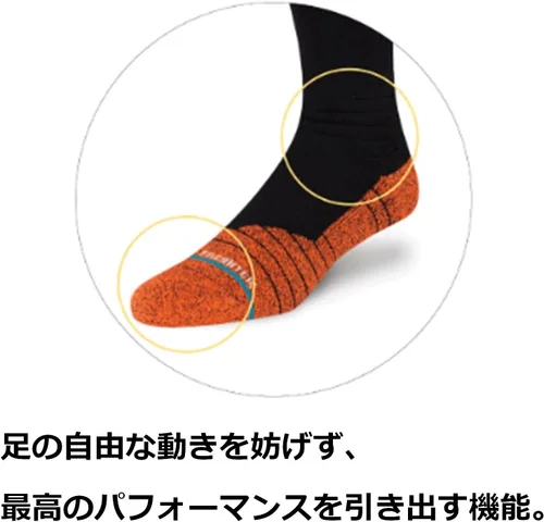 Vista 5 de Stance Calcetines Stripes Otc 2023 (L, Negroblanco)