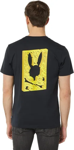 Vista 2 de Psycho Bunny Pisani Graphic Tee Navy SM (US Hombre 4), marino