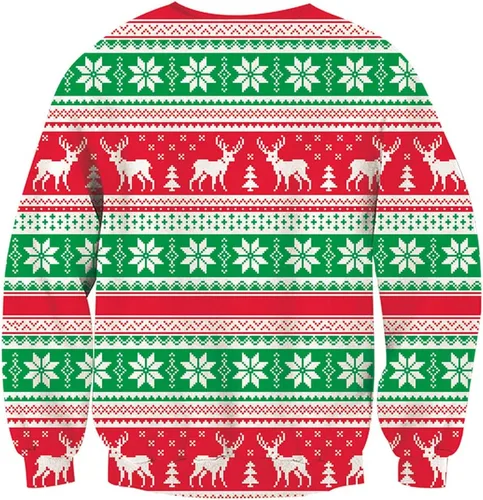 Vista 2 de Raisevern - Sudadera fea de Navidad para hombres y mujeres