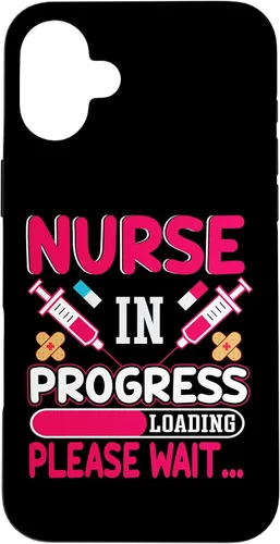 Vista 23 de Nurse is Loading Please Wait Case for iPhone 17