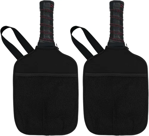 Vista 9 de HEYSKAY Pickleball Paddle Cover Pickleball Racket Sleeve Bag with Handle Strap Pickle-Ball Equipment Protective Paddle Sleeve with Mesh Pocket