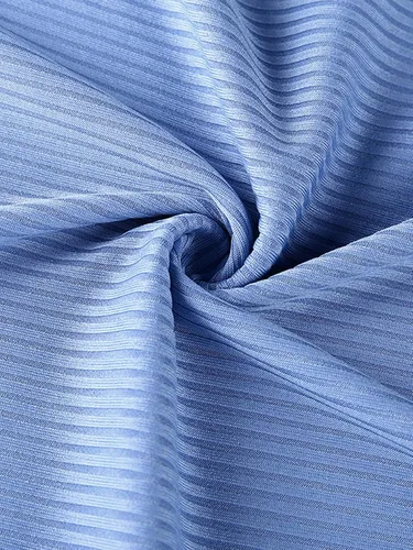 Vista 5 de LYANER - Vestido largo de punto sin mangas con nudo y dobladillo con abertura lateral para mujer