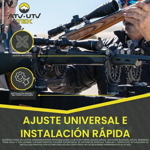 Vista 3 de Portaherramientas, arco, pistola, conductor profesional de la marca ATV Tek, línea FlexGrip, referencia FFG1, Doble
