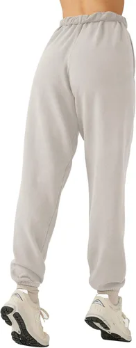 Vista 3 de LASLULU Pantalones deportivos de forro polar para mujer, de cintura alta, pantalones deportivos con bolsillos
