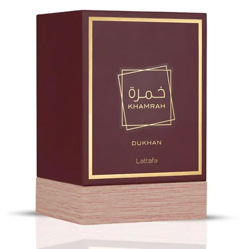 Vista 3 de Lattafa Khamrah Dukhan para Unisex Eau de Parfum en Spray, 3.4 onzas / 100 ml