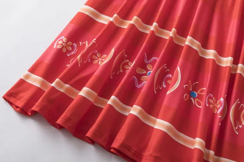 Vista 4 de Disfraz de princesa para niñas pequeñas, disfraz de Elsa (5 años, naranja), Naranja