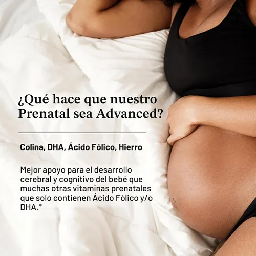 Vista 4 de One A Day Vitaminas prenatales avanzadas prenatales con ácido fólico, colina, DHA y hierro, vitaminas para el embarazo para mujeres para apoyar