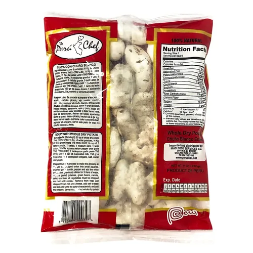 Vista 2 de PeruChef Chuño Blanco Entero Peruano Patatas blancas enteras secas 11 oz