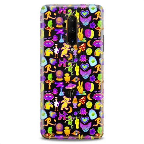 Vista 12 de Funda de repuesto de TPU para OnePlus 10 9 Pro 8T 7T 6T N10 200 5G 5T 7 Pro Nord 2 silicona Alien Trippy Slim Fit Linda ligera Crazy Teen Cool Clear