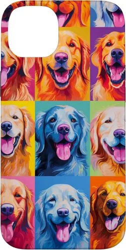 Vista 15 de Carcasa para iPhone 16 Golden Retriever Dog Owner