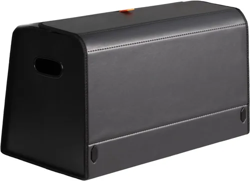 Vista 7 de GMQ Organizadores de maletero para automóvil, organizadores de automóvil y almacenamiento para SUV, tapa magnética con almacenamiento plegable, gran