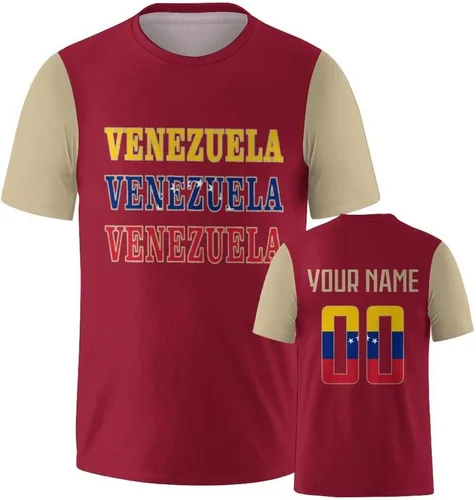 Vista 39 de Camisetas de fútbol nacionales personalizadas 2024 con diseño de fuentes, ropa personalizada con tus números de nombre para hombres, mujeres