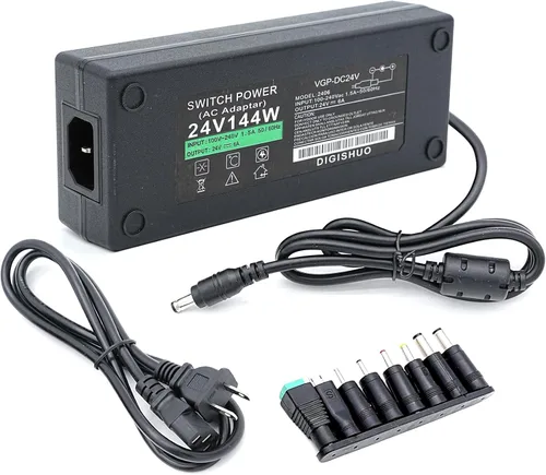 Vista 6 de Adaptador de fuente de alimentación DC 24V 1A 24W Interruptor transformador AC 110V/220V a DC 24V 1amp Convertidor de conmutación Controlador LED