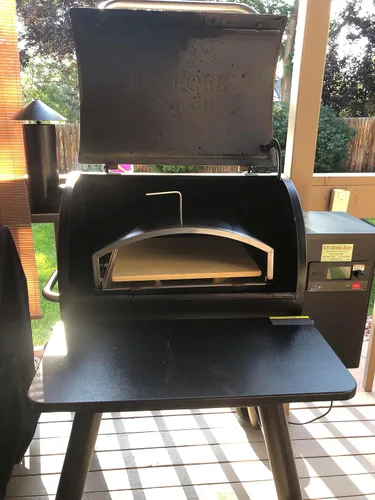 Vista 6 de Pellethead Accesorio para horno de pizza para parrillas de pellets – Convierte Traeger, Pit Boss, GMG y Camp Chef en horno de pizza al aire libre