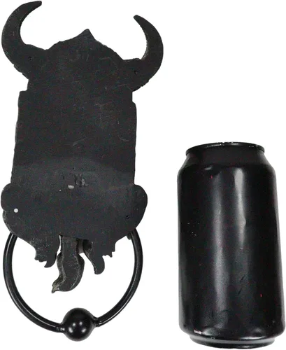 Vista 5 de Ebros Gift Gobernante nórdico vikingo de Asgard Warrior Raven God Odin The Alfather - Alabador decorativo para puerta con resina hecha a mano