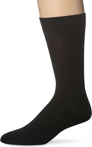 Vista 5 de KM Legend Men's Dress Socks, 5-Pair Classic Men's Formal Socks, Premium Dress Socks For Men for Business Negro
