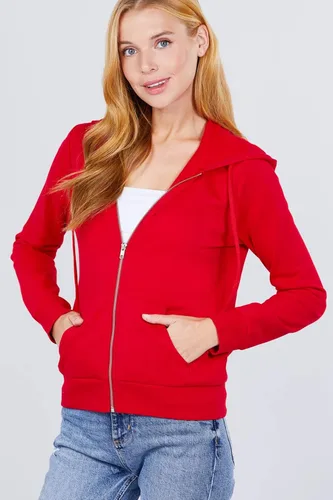 Vista 3 de OLLIE ARNES Sudadera con capucha y cremallera completa para mujer - Chaqueta de manga larga