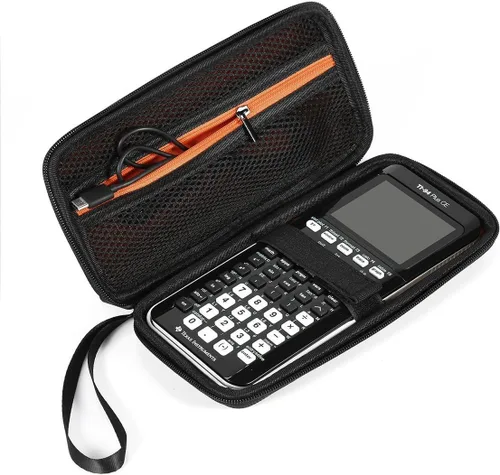Vista 9 de BOVKE Estuche Duro de Viaje para Calculadora Gráfica Texas Instruments TI-84 Plus CE/TI-84 Plus/TI-83 Plus CE/TI-83 Plus/Casio fx-9750GIII, Bolsillo