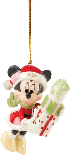Vista 10 de Lenox 894426 2023 Adorno de Mickey y muñeco de nieve