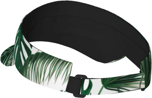 Vista 3 de Sombrero de visera para playa con protección UV UPF 50+ de ala ancha para mujer