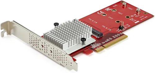 Vista 5 de StarTech Adaptador M2 PCIe SSD - x4 PCIe 3.0 NVMe / AHCI / NGFF / M-Key - Perfil Bajo y Perfil Completo - Adaptador SSD PCIe M.2, TAA (PEX4M2E1)