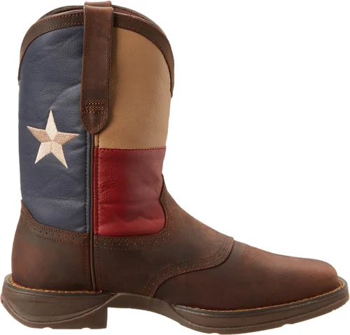 Vista 6 de Durango DB4446 Western - Botas de meter con bandera de 11 pulgadas para hombre, Marrón