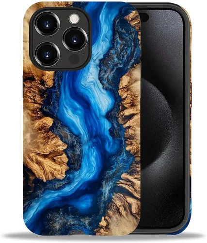Vista 118 de DAIZAG Funda compatible con iPhone 11, hermoso color arena, patrón completo, carcasa rígida híbrida de plástico TPU + funda de protección