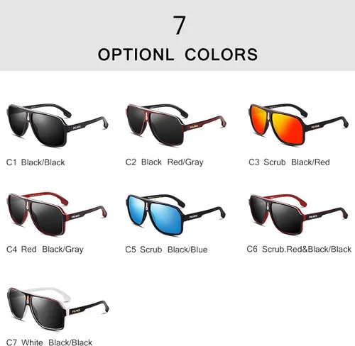 Vista 6 de FELRES Gafas de sol clásicas de aviador para hombre para conducción al aire libre deportes ciclismo polarizadas F103