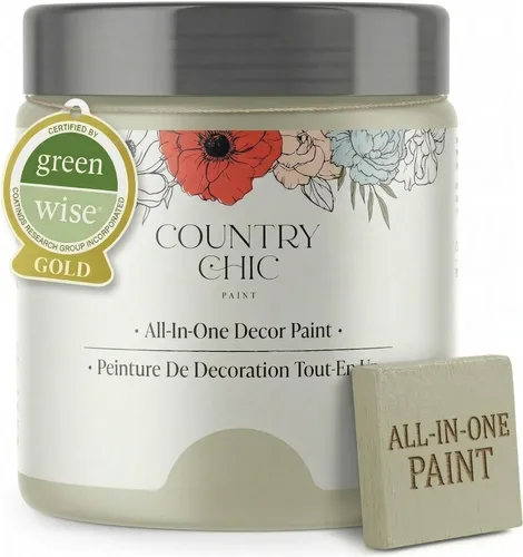 Vista 144 de Country Chic - Pintura a la tiza todo en uno para muebles y armarios, ecológica, acabado mate, con primer y sellador, para madera y metal, Alchemist