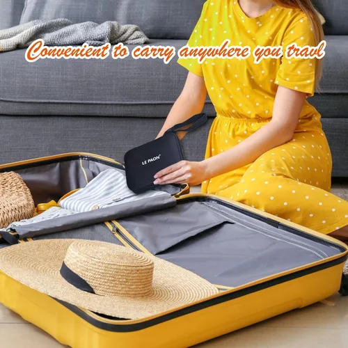 Vista 7 de Kit de costura con estuche Suministros de costura portátiles para el hogar, viajero, adultos, principiantes, emergencia, contiene 18 hilos de coser