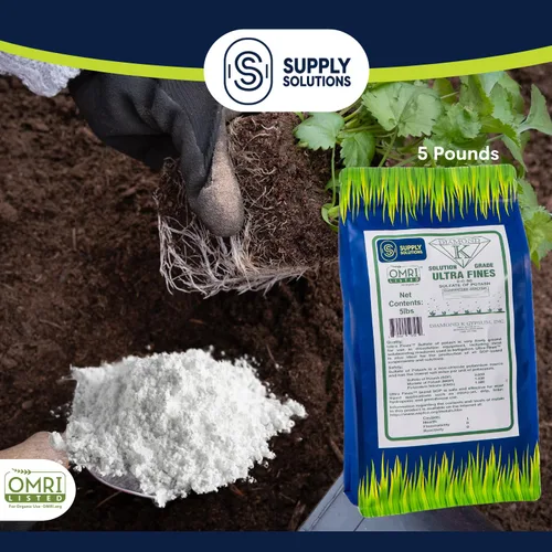 Vista 8 de Supply Solutions Sulfato de potasa 0-0-50 - Fertilizante orgánico de potasa - Adecuado para fertirrigación, sistemas de goteo, foliar, hidroponía