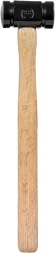 Vista 10 de Martillo de herrero 0000811-1000 Herramienta profesional de forja para metales con patrón sueco, cara redonda y cuadrada, pein cruzado, martillo