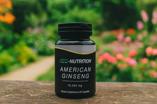 Vista 7 de AMERICAN GINSENG 10,000 mg de extracto de raíz de ginseng en polvo, píldoras de energía y enfoque para hombres y mujeres, potente raíz de ginseng
